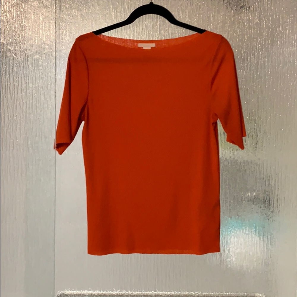 Orange H&M blouse
